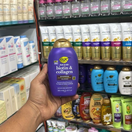 OGX Thick & Full + Biotin & Collagen Shampoo – 385ml